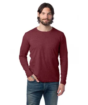 1170CV - Alternative Unisex Cotton/Poly Long-Sleeve Go-To T-Shirt | Heather Currant