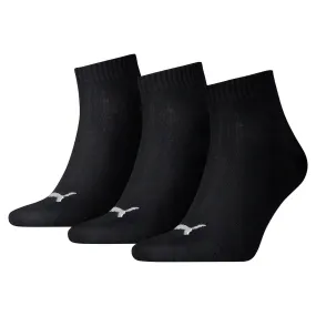 3 Pairs Quarter Soft Cotton Flat Toe Seam Socks