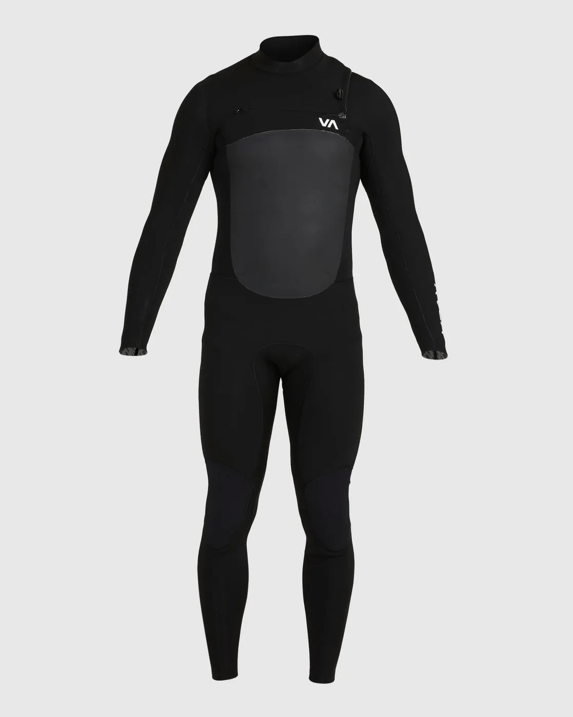 4/3 Balance Chest Zip Fullsuit - Black