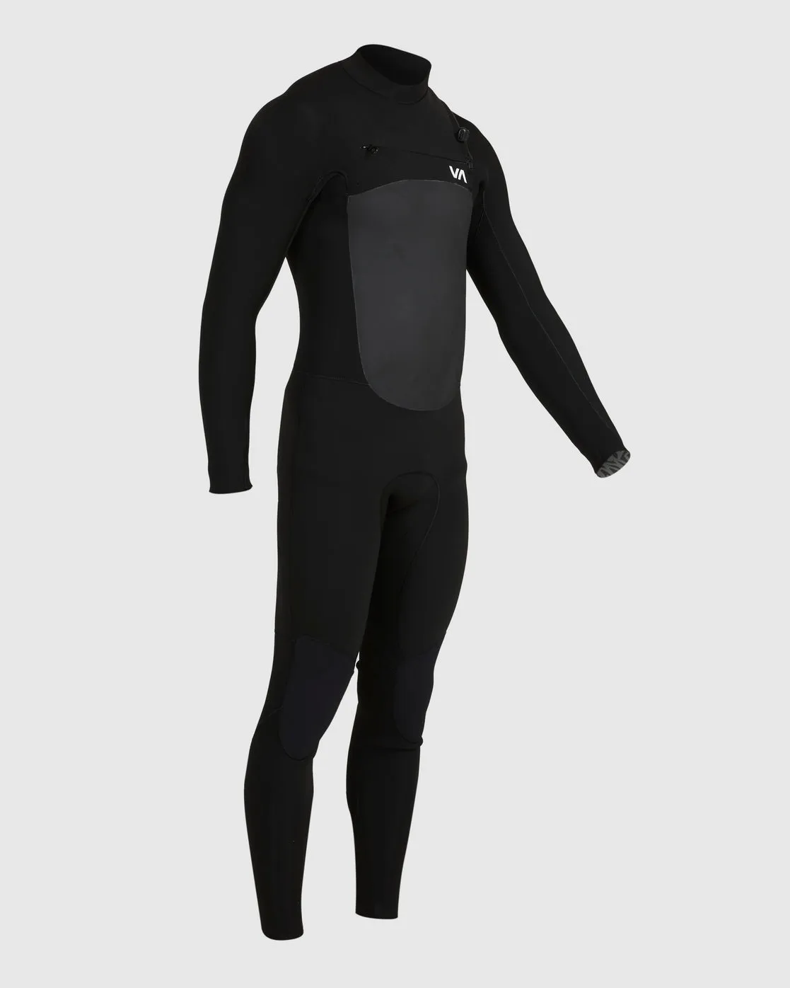 4/3 Balance Chest Zip Fullsuit - Black