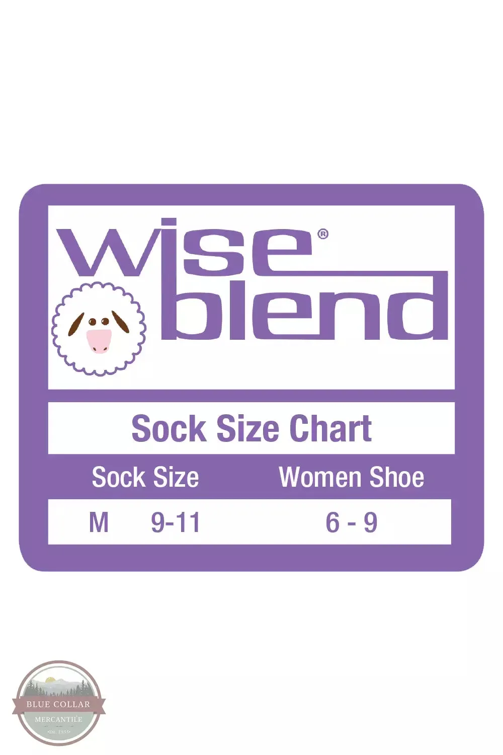 9879 Wise Blend Ladies Heavyweight Retro Crew Socks