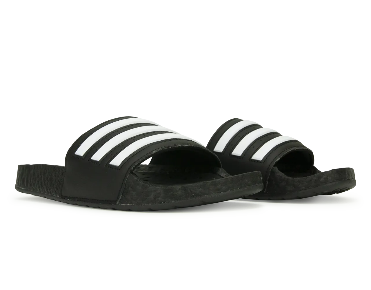 adidas Men's Adilette Boost Sandals Black/White