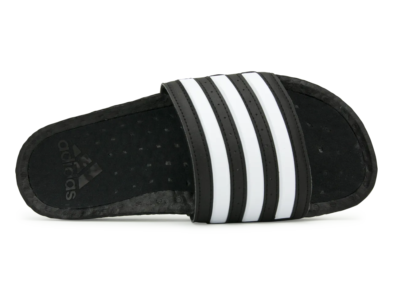 adidas Men's Adilette Boost Sandals Black/White