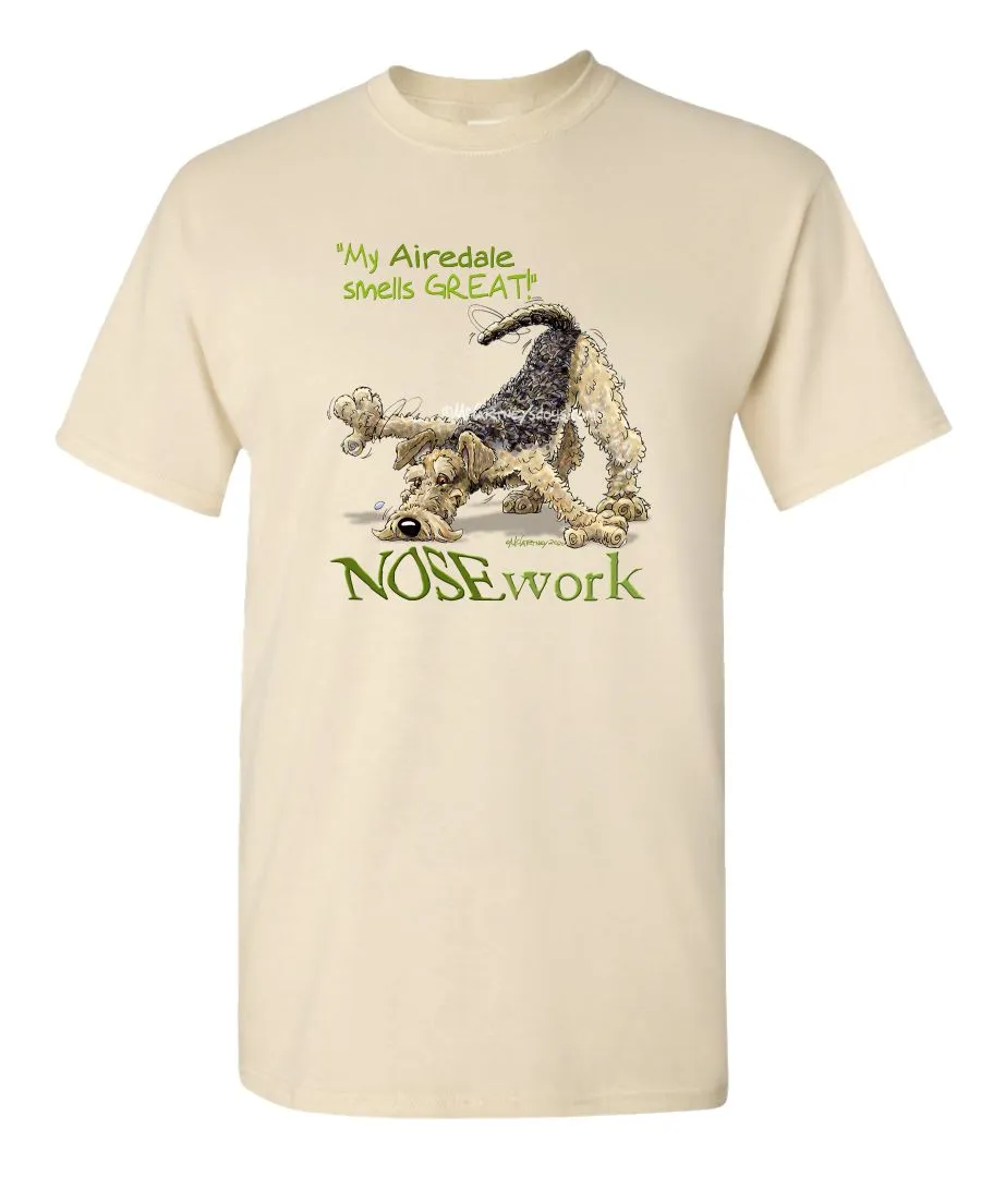 Airedale Terrier - Nosework - T-Shirt