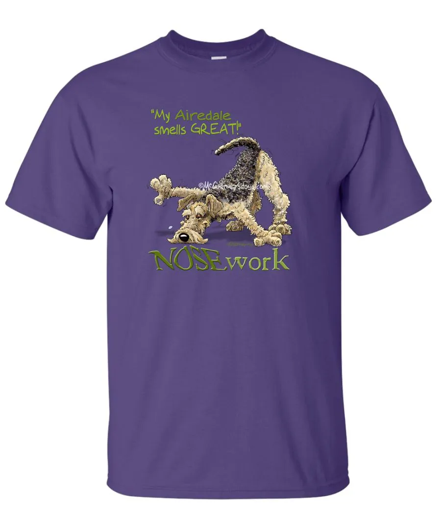 Airedale Terrier - Nosework - T-Shirt