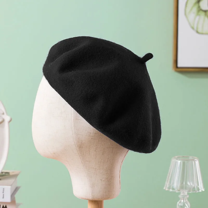 All-match woolen beret KF82279