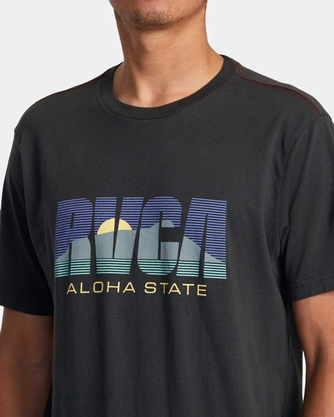 Aloha State Tee - Pirate Black