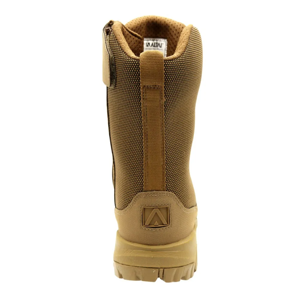 ALTAI Brown Hunting Waterproof Zip Up 8" Boots (MFH200-Z)