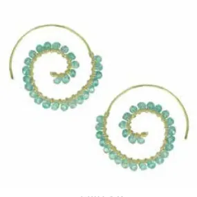 Apatite Earrings E001AP by Vannucci