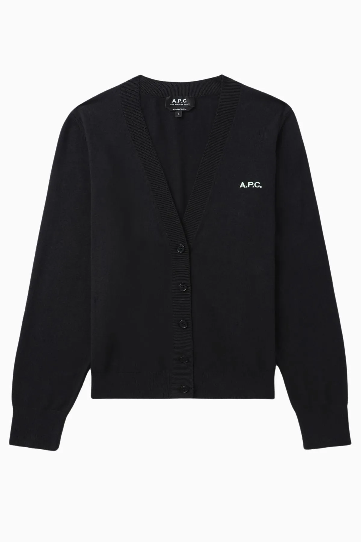 A.P.C. Cotton Cardigan - Black