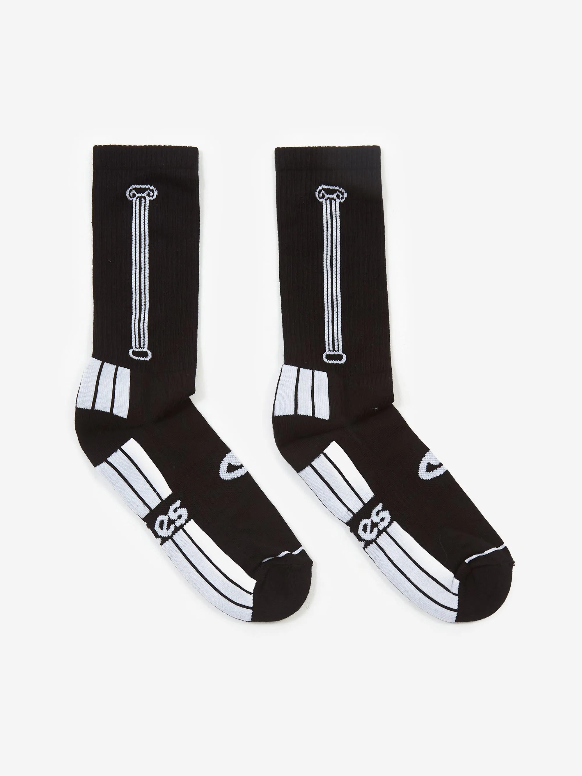 Aries Column Socks - Black