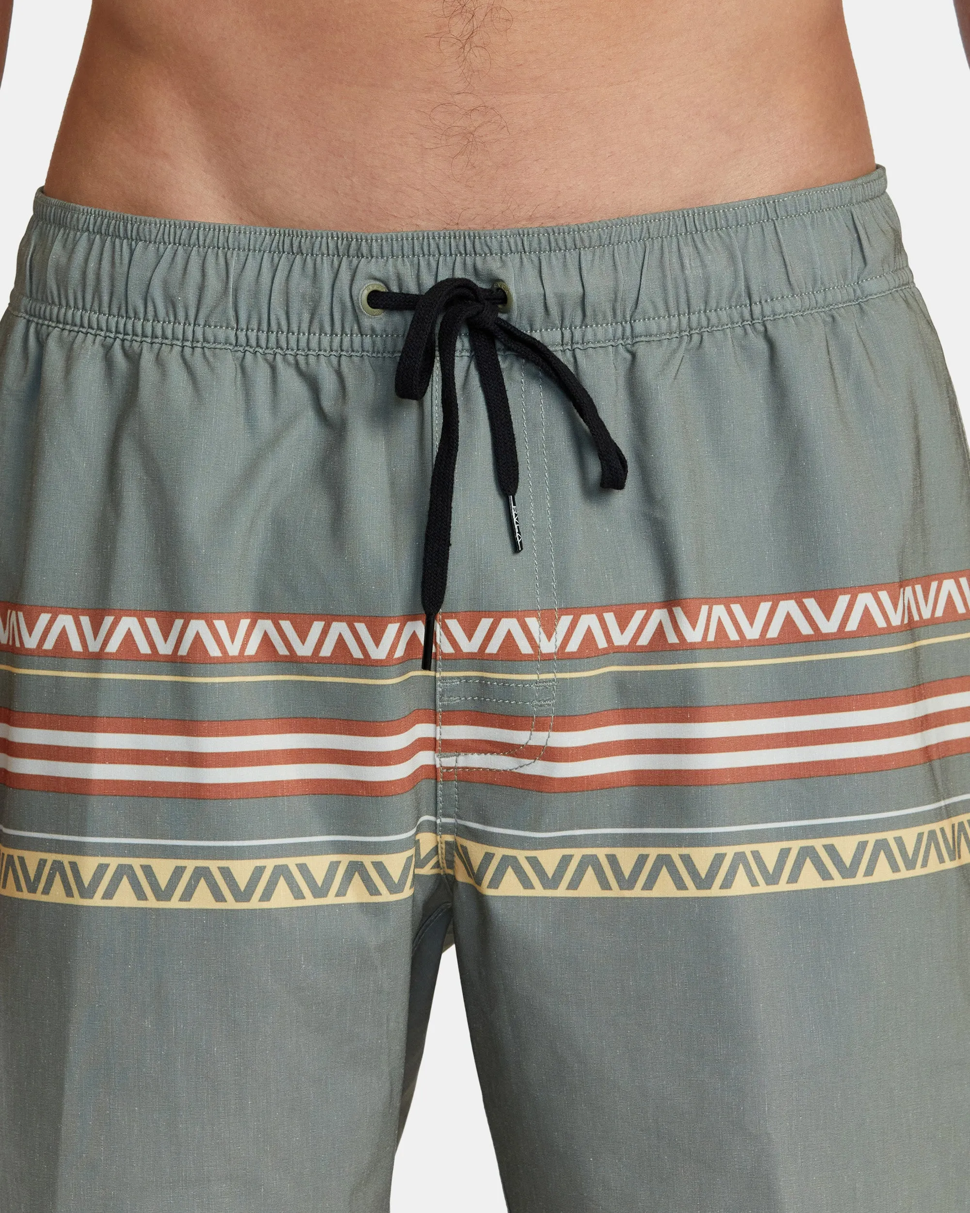 Atlas Elastic Waist Boardshorts 17" - Aloe