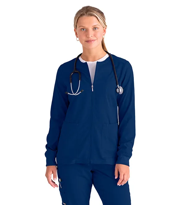 Barco Grey's Anatomy  SpandexStretch GRSW873 Zip Front Jacket