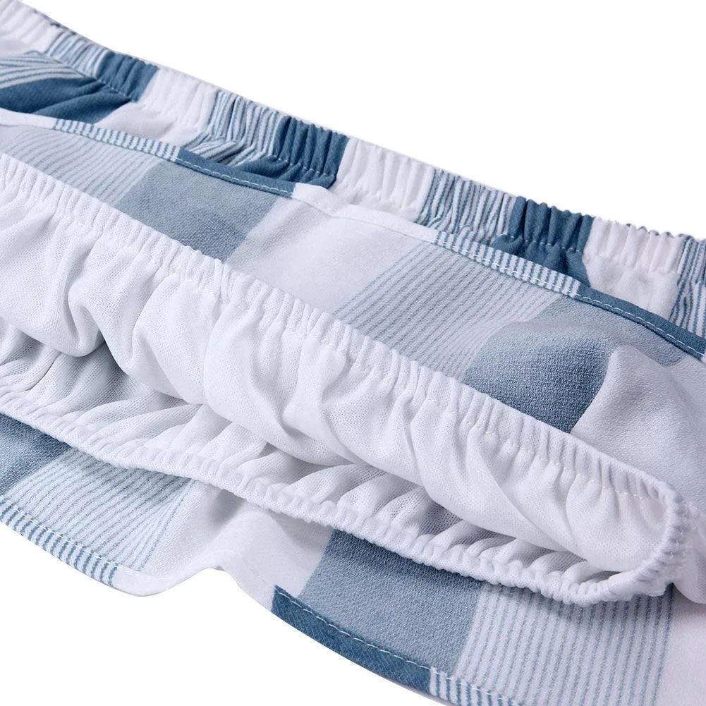 BETSY BLUE & WHITE STRIPE SHORTS SET