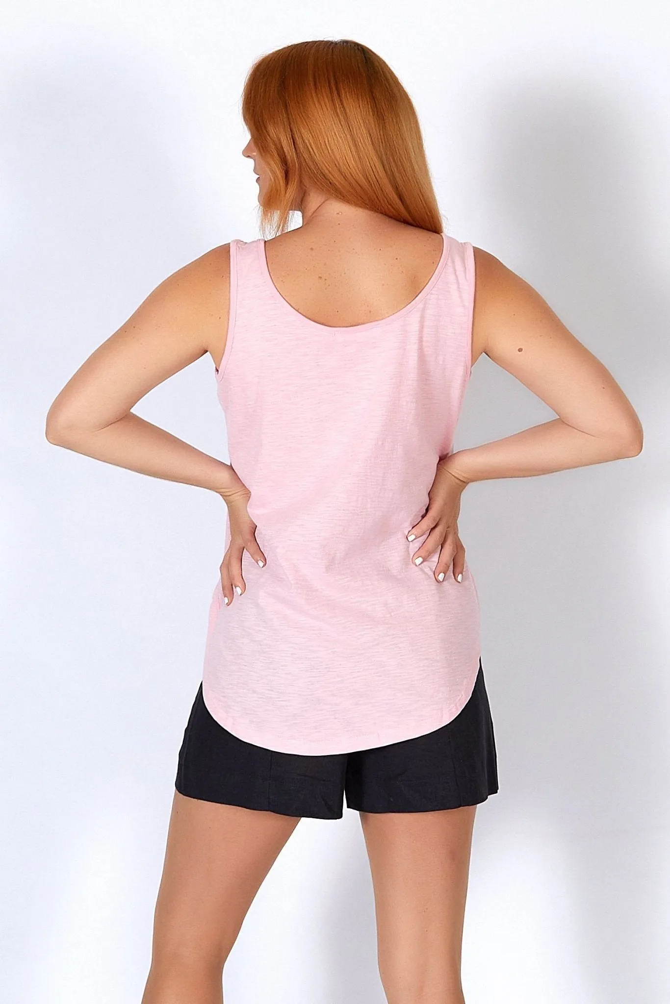 Betty Basics Boston Tank Top in Ballet Pink