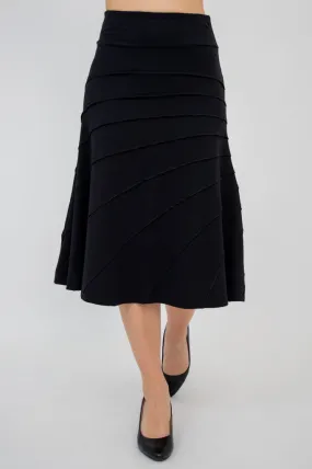 Beverly Skirt, Black, Bamboo