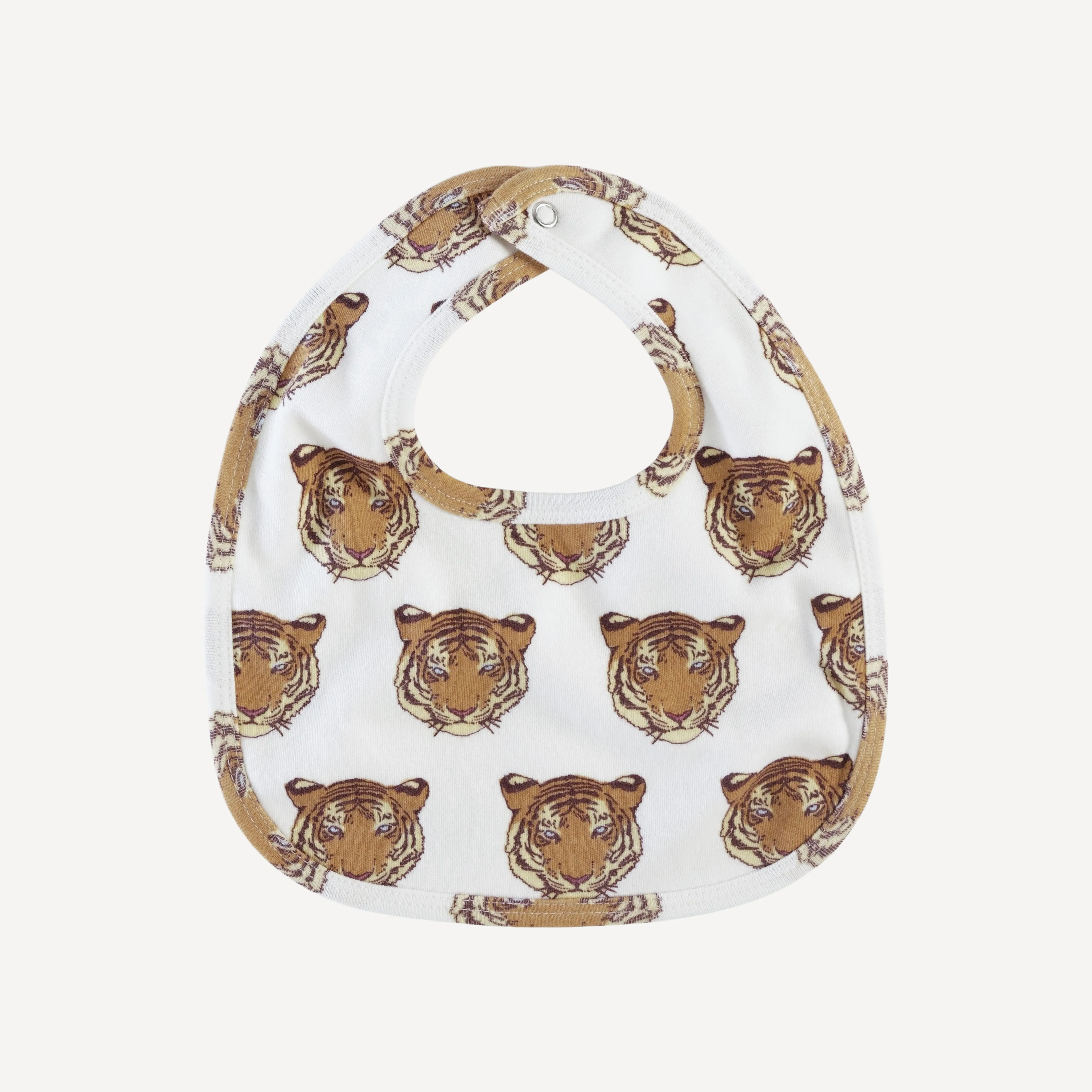 bib | tiger | organic cotton interlock