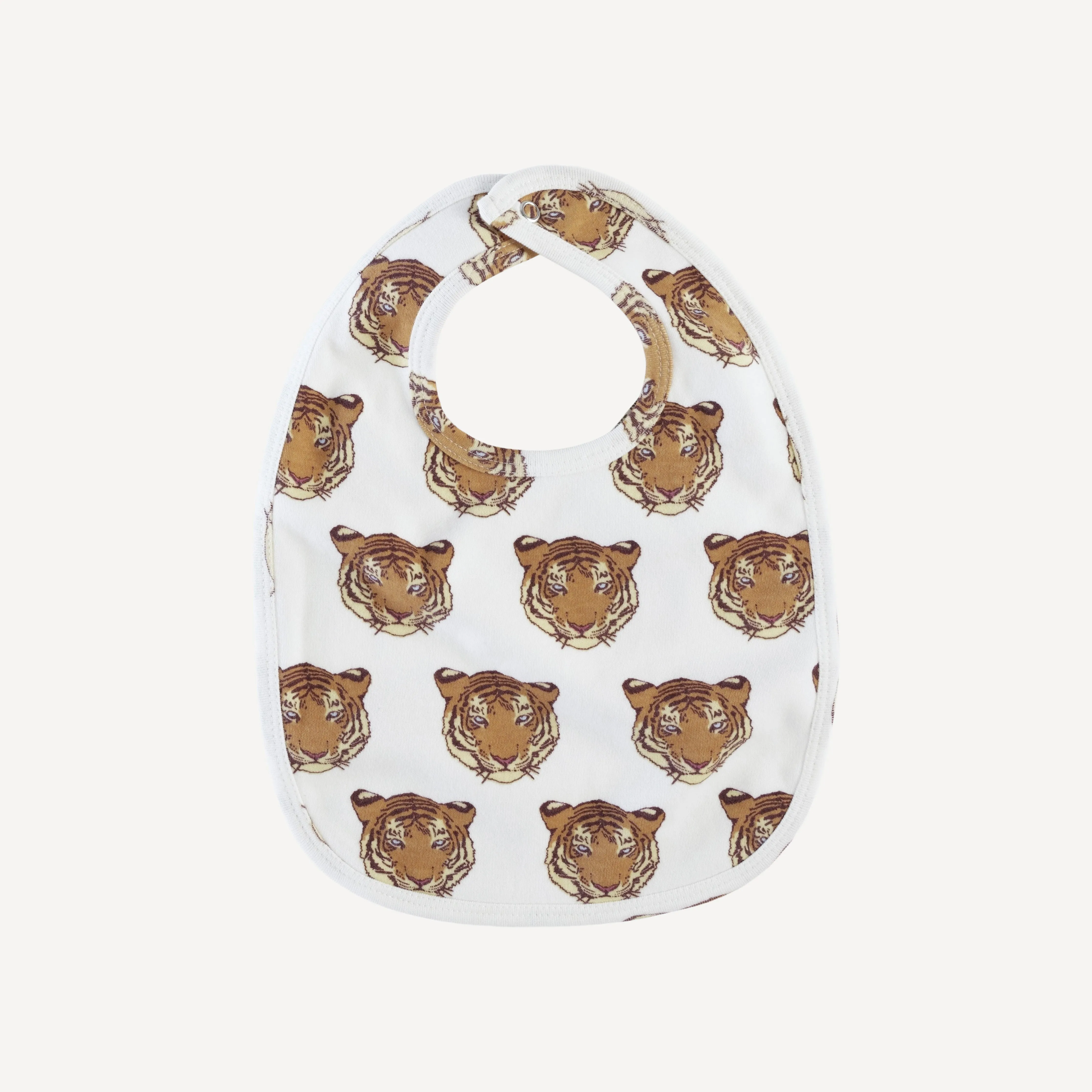 bib | tiger | organic cotton interlock