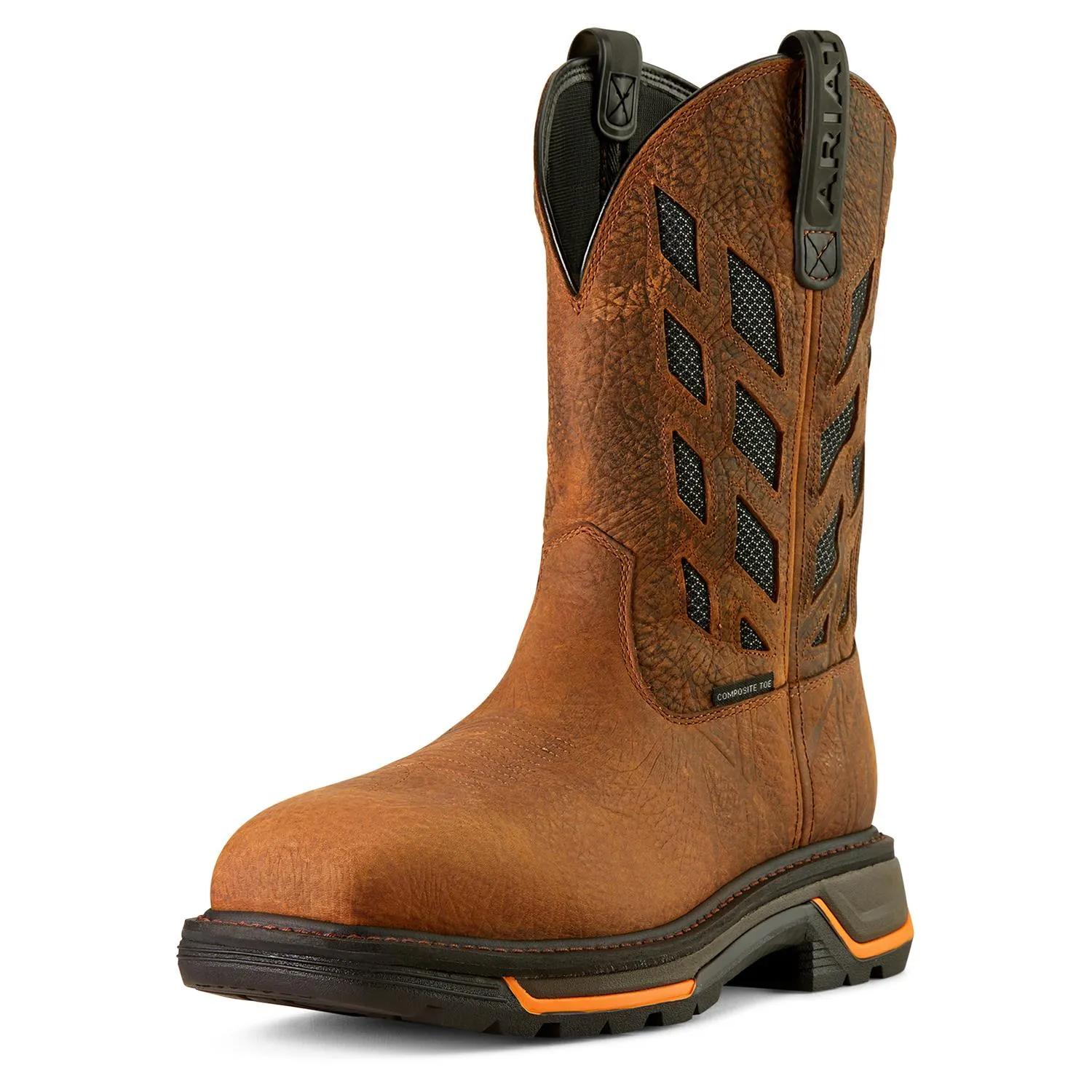 Big Rig Tread VentTEK Composite Toe Work Boot Earth