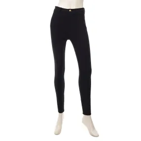 Black Riding Pants In Compact Wool