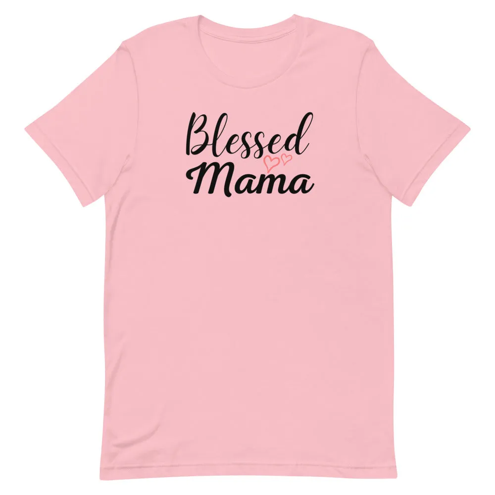 Blessed Mama Hearts T-Shirt - Light Colors