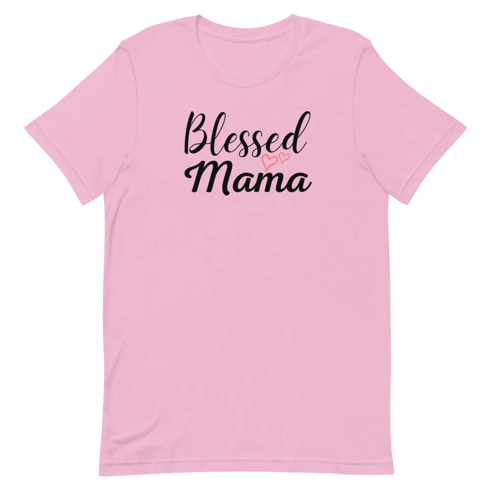 Blessed Mama Hearts T-Shirt - Light Colors