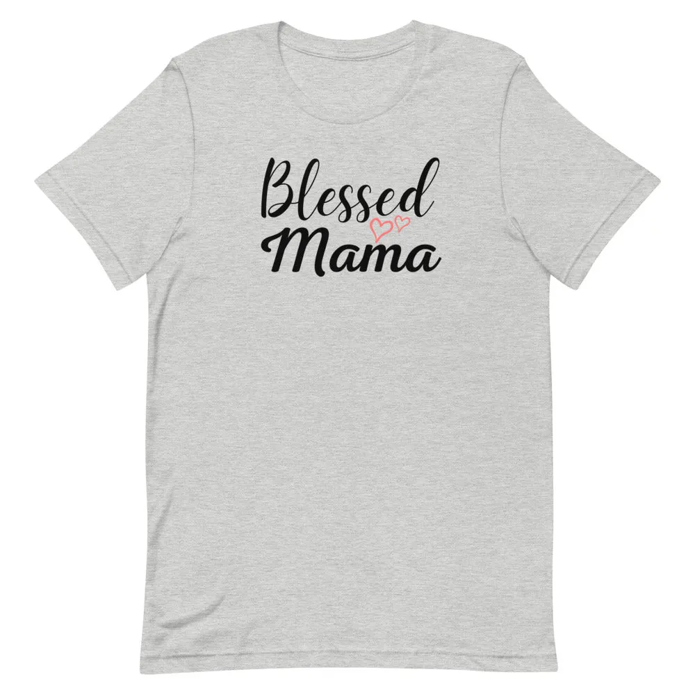 Blessed Mama Hearts T-Shirt - Light Colors