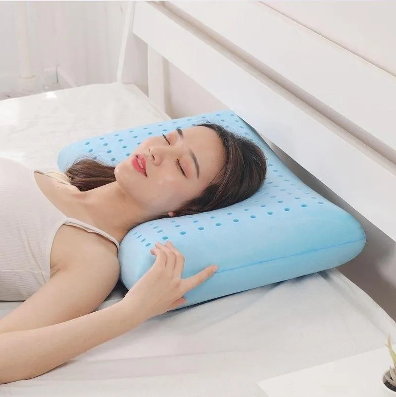 BNCo Ergonomic Ventilated Gel Infused Memory Foam Pillow