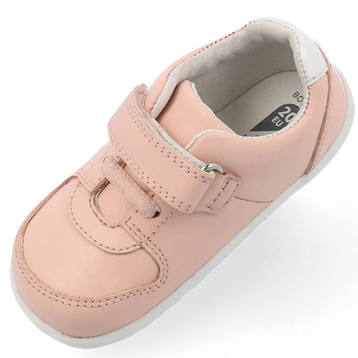 Bobux Step Up SU Toddlers Leather Sneaker Comet Pink 734604