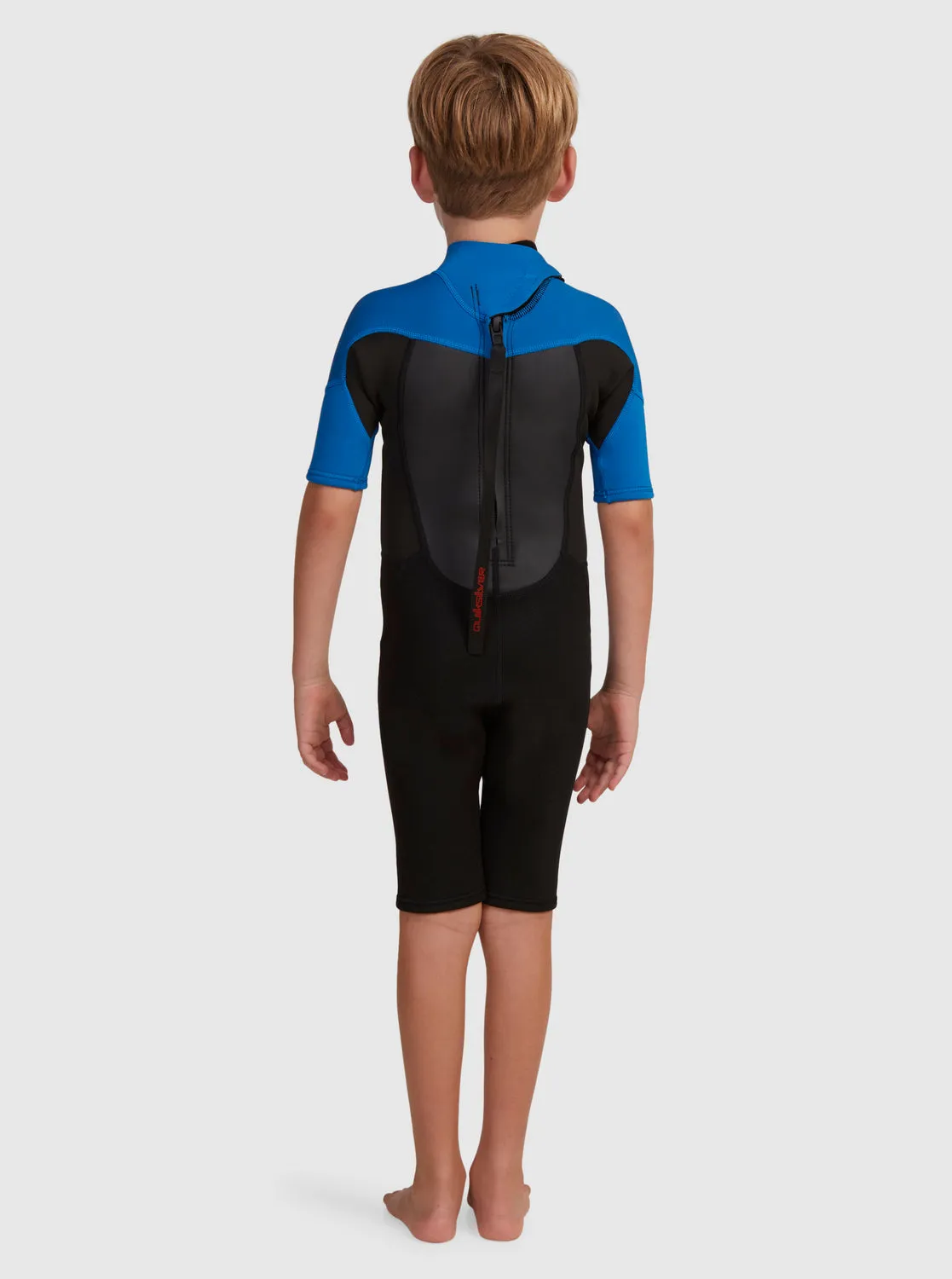 Boys 2-7 2/2mm Prologue Short Sleeve Spring Suit - Black/Squale Blue