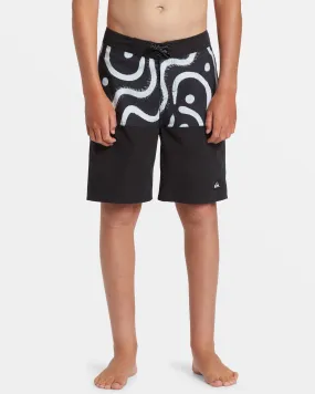 Boys 8-16 Everyday Division 17" Boardshorts - Black