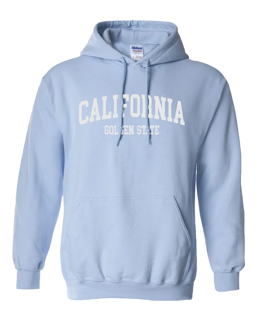 California Arch Hoodie - Light Blue