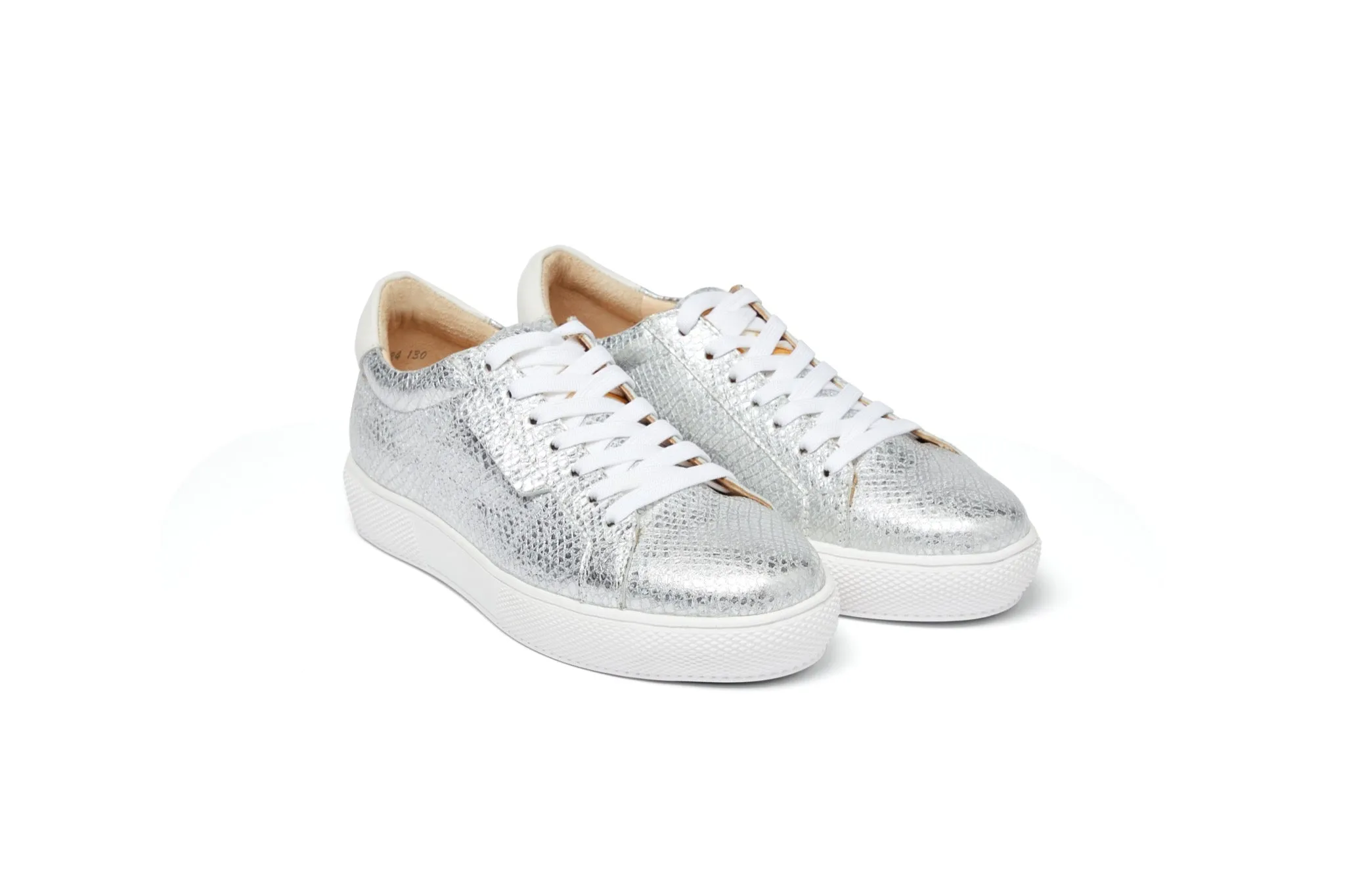 Camden Silver Low Top Trainer - 70% OFF