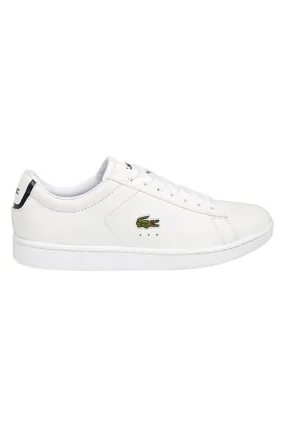 Carnaby Evo BL 1 White with Black Trim Leather Sneaker