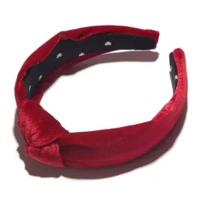 Cherry Red Velvet Headband