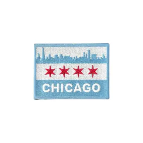 Chicago Skyline Flag Patch