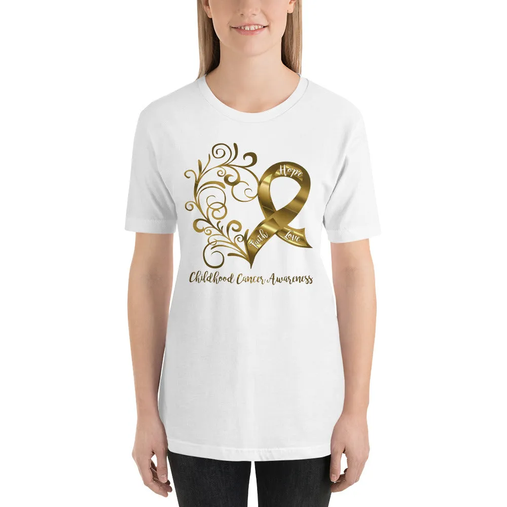 Childhood Cancer Awareness Adult T-Shirt - Several Colors Available