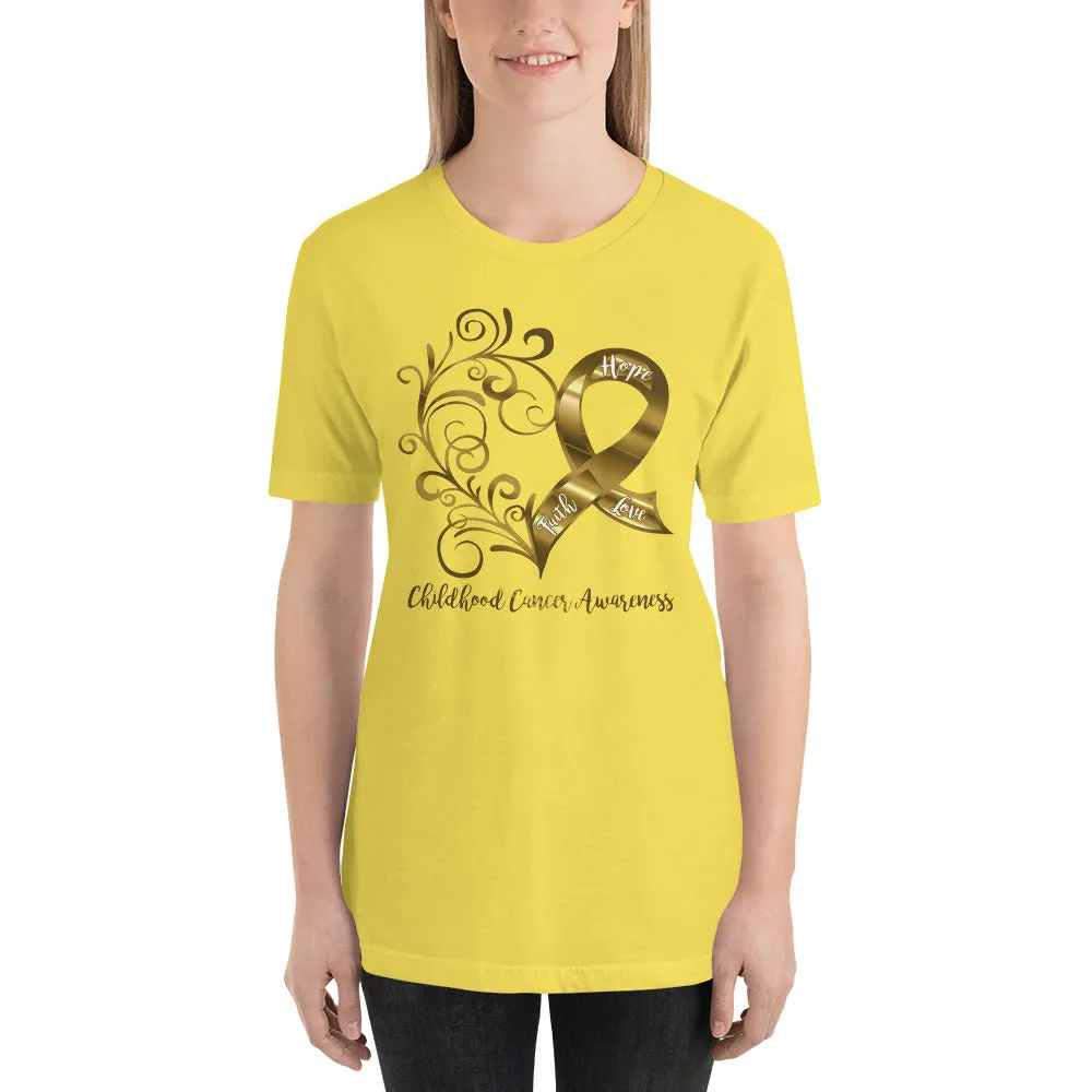 Childhood Cancer Awareness Adult T-Shirt - Several Colors Available