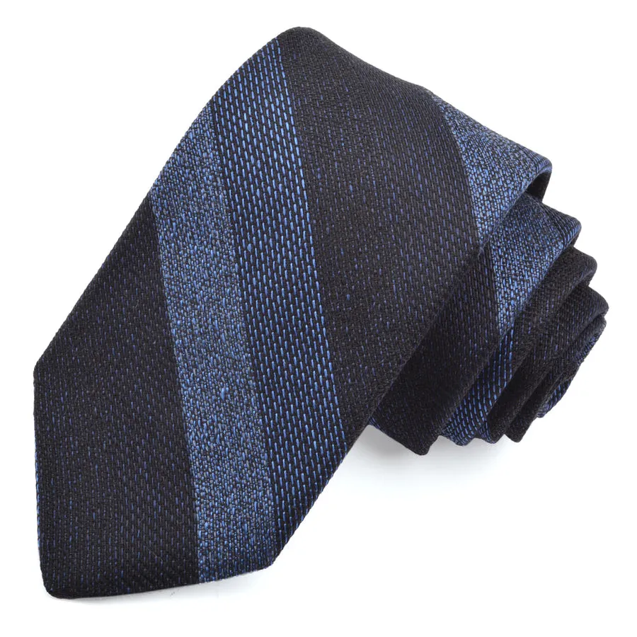 Christian Paul by Sidonio's Silk, Cotton, Wool Woven Stripe Neck Tie V41433