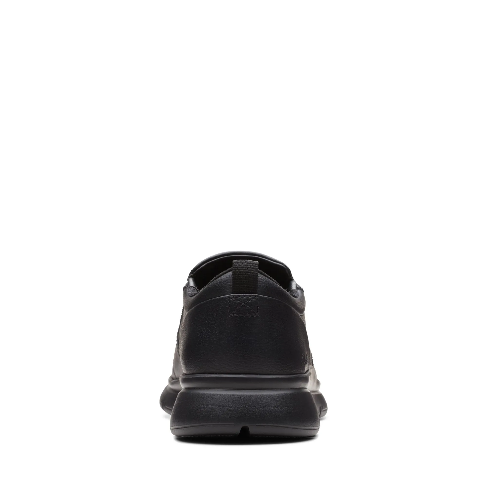 Clarks LT Slip Black Leather