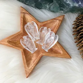 Clear Quartz Angel Carving~ Soothing Angelic Vibes~