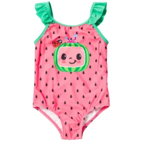 CoComelon Cocomelon JJ UPF 50  One Piece Bathing Suit