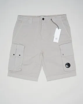 C.P.Company Twill Stretch Cargo Bermudas / Drizzle Grey