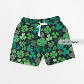 Double Layer Jazzy Shorts | Shamrock