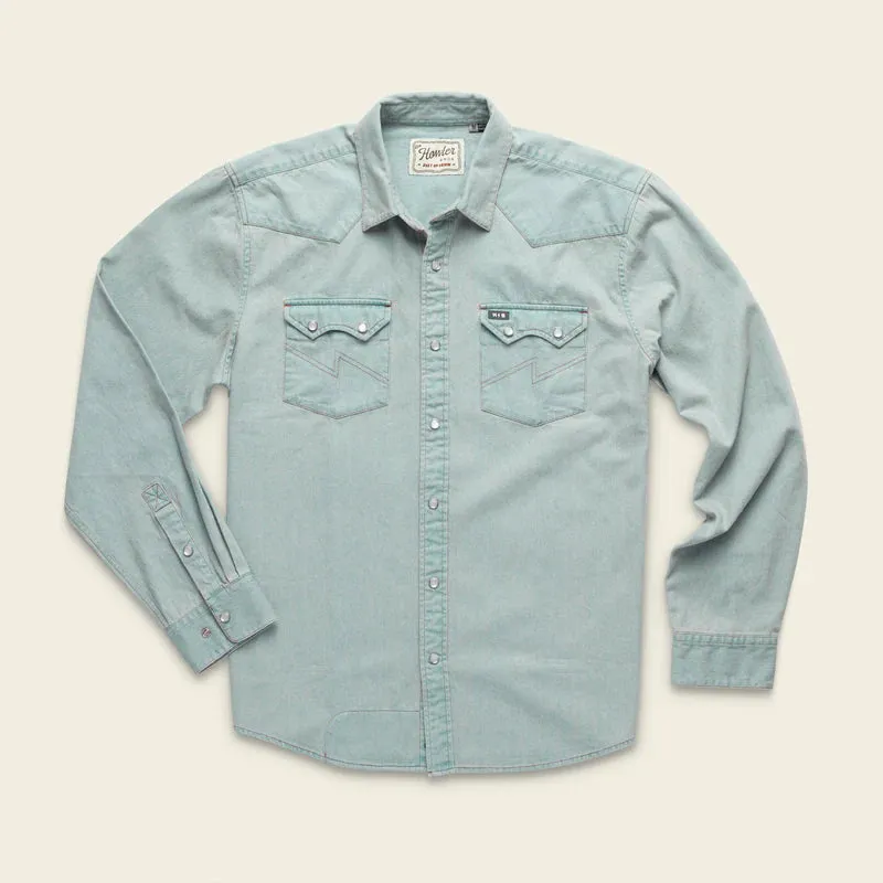 Dust Up Denim Snapshirt | Garth Light Wash | Howler Bros