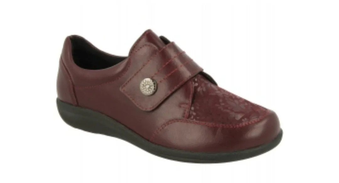 Easy B Royston Ladies Velcro Stretch 2V Shoe 68182R