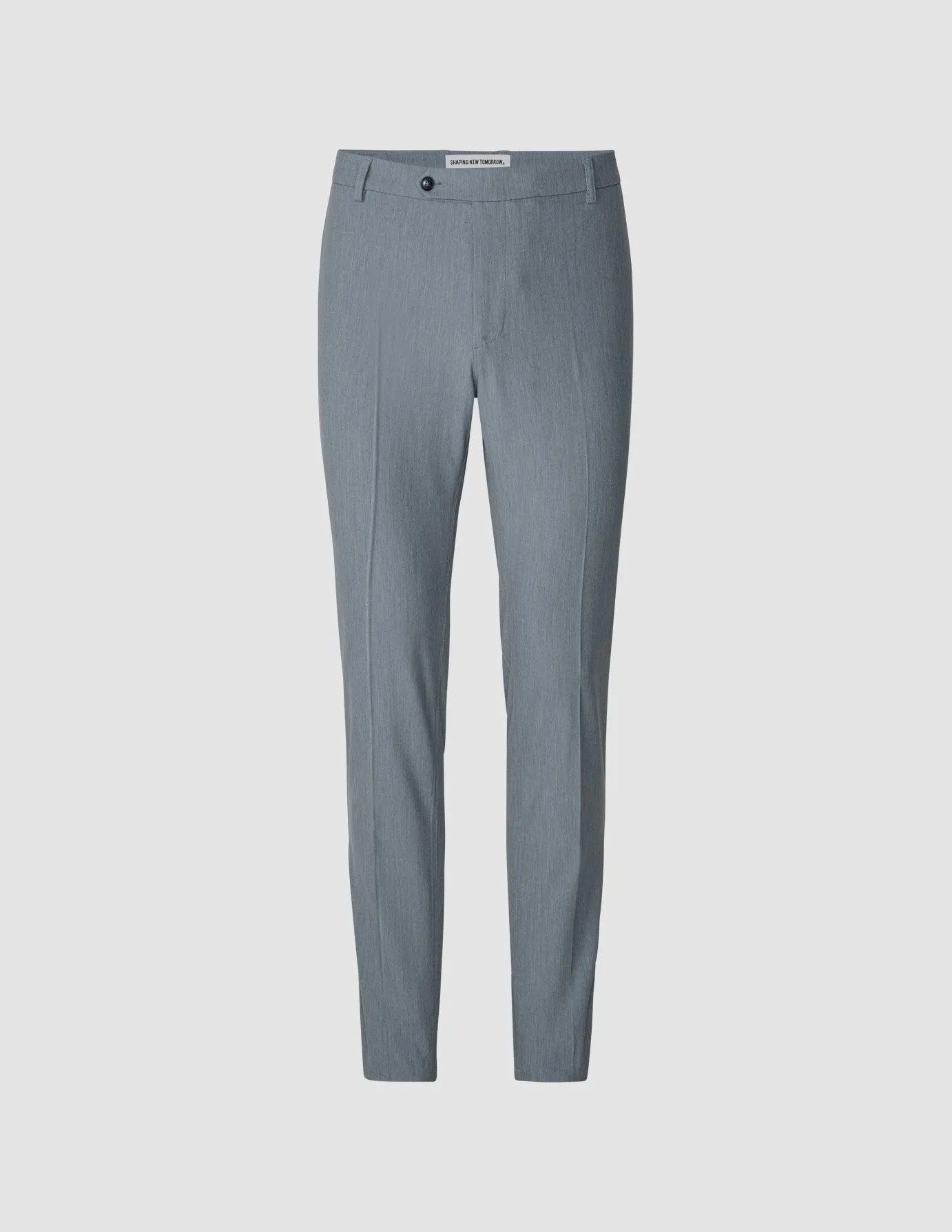 Essential Suit Pants Regular Light Blue Melange