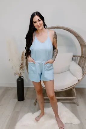 Firefly Romper - Baby Blue