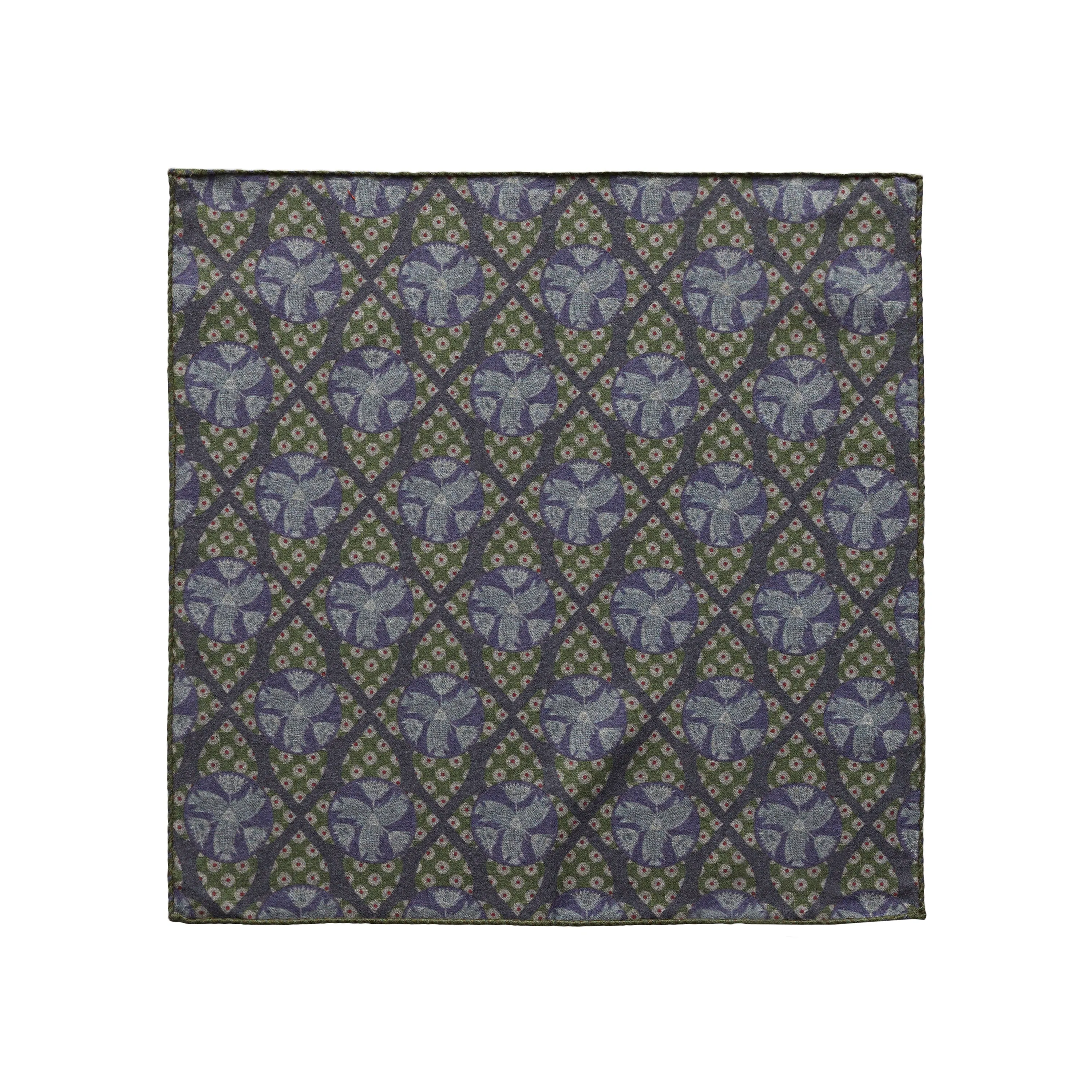 Geometric & Dotted Pocket Square