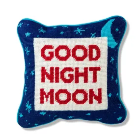 Good Night Moon Needlepoint Pillow